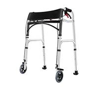 Andador vertical de movilidad Andador con ruedas Andador alto con ruedas Ayuda para caminar Ergonómico El peso más liviano y ayuda para caminar plegable Adecuado para personas con movilidad limitada