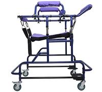 Andador Vertical Para Adultos, Andador Con Ruedas Ajustable En Altura, Ayudas Para Caminar Resistentes Con 4 Ruedas Universales Bloqueables, Axila Y Pedal