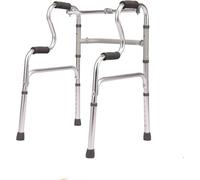 Andador vertical plegable alto, ayuda de movilidad para personas mayores y adultos, ideal para movilidad paralizada y limitada, plegable y almacenado, altura ajustable, soporta hasta 300 libras.