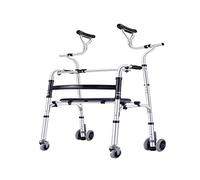 Andador vertical plegable con ruedas, reposabrazos de bastón para ancianos, andador de entrenamiento de extremidades inferiores con ruedas, marco de ayuda de movilidad ajustable con reposabrazos,