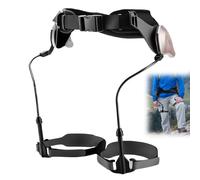 Andadores adultos biomimético, exoesqueleto para caminar einstellbar, exoesqueleto ligero : para alpinismo, senderismo, rehabilitación de caminata black