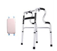 Andadores. Andador Andador Ligero Plegable de Aluminio,Ayuda de Movilidad for Caminar,Andador con Asiento