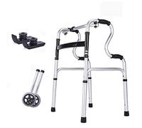 Andadores. Andador con ruedas plegable de aluminio for personas mayores, ayuda for movilidad for caminar, andador con ruedas estable 2 en 1