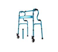 Andadores. Andador de movilidad ajustable en altura de 82-94Cm, ayuda for caminar de aleación de aluminio ligera, caminantes de entrenamiento, cómodos viajes Ch(Blue)