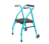 Andadores. Andador de movilidad de dos ruedas for ancianos, andador plegable, ayuda for caminar con empuje manual for discapacitados