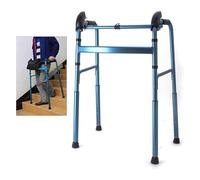 Andadores, andador for subir escaleras, andador ligero y plegable de aluminio, andador con andador auxiliar de rehabilitación vertical ajustable en altura for personas mayores discapacitadas