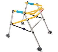 Andadores Andador para niños Asistencia liviana Bastones de 4 Patas Carros Plegables 4 Ruedas Altura Ajustable