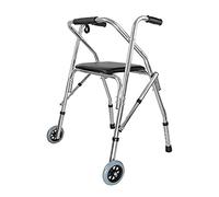 Andadores Andadores Ayuda para Caminar Ayudas para Caminar Polea Portátil Plegable Ancianos - Patín Andador Andador de Aluminio Ajustable Andadores estándar