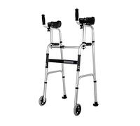 Andadores Andadores Ayuda para Caminar Ayudas para Caminar Polea Portátil Plegable Ancianos - Patín Andador Andador de Aluminio Ajustable Andadores estándar