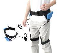 Andadores Bionic Body Power, andadores de Asistencia para Miembros Inferiores, cinturón Ajustable y Barra de Soporte, para Personas con Movilidad Reducida (Talla pequeña, Color: Pierna derec