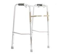 Andadores con estructura para caminar, andador plegable de aleación de aluminio de 4 pies, ayuda para caminar antideslizante de altura ajustable