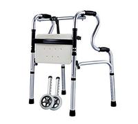 Andadores con ruedas plegables, andador for caminar, personas mayores livianas asiento y asa, de altura ajustable