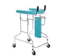 Andadores de pie para sentarse con 4 ruedas, reposabrazos, asiento, respaldo, andador con ruedas ajustable en altura, ayuda para caminar para personas mayores