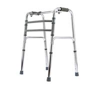 Andadores estándar Andador plegable Andador de aluminio liviano Soporte para caminar para adultos de pie Altura Ancho ajustable para personas mayores