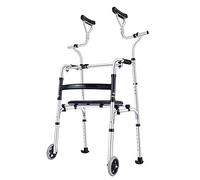 Andadores estándar verticales para personas mayores con soporte axilar, altura ajustable médica para ancianos, mujeres, adultos y decoración para discapacitados