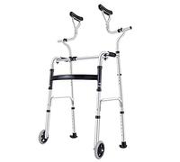 Andadores estándar verticales para personas mayores con soporte axilar, altura ajustable médica para ancianos, mujeres, adultos y decoración para discapacitados