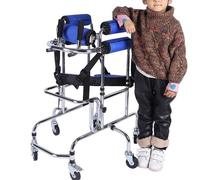 Andadores Niños Discapacitados Parálisis Cerebral Caminador 6 Ruedas Altura Ajustable Ancho, Discapacitados Equipo Auxiliar Rehabilitación Entrenamiento Andador