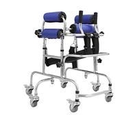 Andadores para ancianos con asiento y asas 6 ruedas de acero resistente movilidad rodante ayuda de movilidad duradera para discapacitados