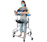 Andadores para Ancianos con Ruedas Verticales para Adultos Y niños Mayores, Ejercitador de Rehabilitación para Caminar Hemipléjico de Accidente Cerebrovascular, Caminador de Rehabilitación Permanente