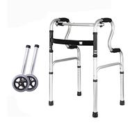 Andadores para personas mayores Andador Andador para discapacitados Andador para personas mayores Andador asistido Bastón con hospital Plegable Altura ajustable Andadores livianos,D