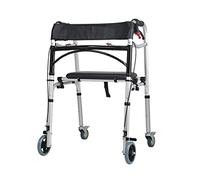 Andadores para personas mayores Andador de 4 ruedas, andador, ayuda para caminar de movilidad plegable, andador para ancianos, andador ligero con andador, ayuda de movilidad duradera small gift