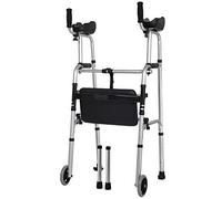 Andadores para personas mayores Andador, plegable, ajustable, portátil, compacto Ayuda para la movilidad médica para personas mayores para discapacitados, Andador con ruedas para ahorrar espacio,