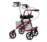 Andadores para personas mayores, andador plegable de aluminio, altura ajustable, ayuda para caminar para ancianos, andador rodante, ayuda de movilidad duradera, estrella de luz