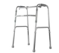 Andadores para personas mayores Andador plegable Marco de ayuda para caminar Andadores interiores livianos y ajustables en altura para personas mayores Andador,B,Latón