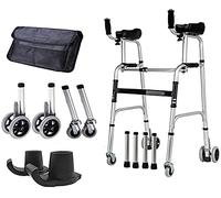Andadores para personas mayores, andador vertical plegable, andador con ruedas ligero, andador de brazo de apoyo, pasamanos para ancianos, ayuda para caminar, personas discapacitadas, muletas de