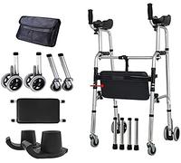 Andadores para personas mayores, andador vertical plegable, andador con ruedas ligero, andador de brazo de apoyo, pasamanos para ancianos, ayuda para caminar, personas discapacitadas, muletas de
