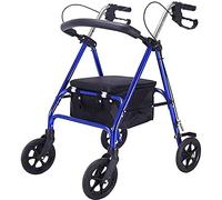 Andadores para personas mayores, andador vertical plegable, andador ligero con ruedas, carrito de compras para ancianos, carrito, puede sentarse en cuatro ruedas, andador plegable para ancianos