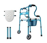 Andadores para personas mayores Andadores plegables Andadores livianos para personas mayores con asiento Ayudas para discapacitados Andadores Andadores de interior para personas mayores Andadores,D