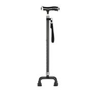 Andadores para personas mayores Antideslizante Ancianos Muletas Bastones Bastón con luz Cuatro pies Telescópico Ajustable Terapia magnética Bastón Andador andador, Ayuda de movilidad duradera HGCHH