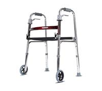 Andadores para personas mayores Compacto, con gatillo de liberación y ruedas para personas mayores Aleación de aluminio Ligero, ajustable, soporta hasta 350 lb Andador, Mob duradero