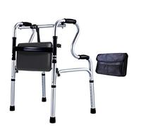 Andadores para personas mayores con marcos plegables de asiento para adultos, marco de andador de movilidad, marcos estrechos para ancianos, ayudas para caminar para discapacitados, una estrella de