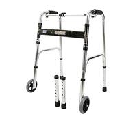 Andadores para personas mayores con ruedas y plegables, altura ajustable (personas bajas, estándar, altas)/(aleación de aluminio) Ligeros (con ruedas) Llenos de estrellas (con ruedas)