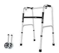 Andadores para personas mayores, marco de movilidad plegable ligero para ancianos, andador con ruedas para ancianos, ayuda para discapacitados, caminantes verticales, estrella B de luz