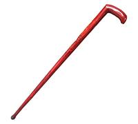 Andadores para personas mayores, muletas para personas mayores para ayudar a las muletas de madera antideslizantes en general, color rojo vino, 90 cm, ayuda cómoda aniversario poderosamente