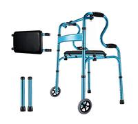 Andadores para personas mayores, plegables, ligeros, para personas mayores con asiento para discapacidades, andadores de interior, para personas mayores, estrella de luz D