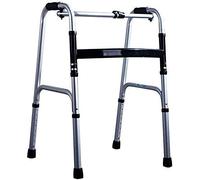 Andadores para personas mayores Silla de ruedas Plegable ligero con muleta de rueda Equipo de rehabilitación con asiento Andador con estructura para caminar, Ayuda de movilidad duradera