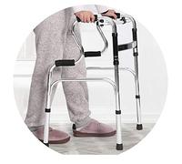 Andadores plegables ligeros para ancianos, ayuda de movilidad portátil para adultos, adecuado para personas con discapacidades, personal de rehabilitación, ayuda de movilidad ajustable en altura