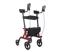 Andadores plegables para caminar, andador para ancianos y discapacitados, reposabrazos y respaldo acolchados, ayuda para caminar de movilidad alta con canasta, andador rodante, andador, estrella de