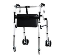 Andadores plegables para personas mayores, ligeros, de altura ajustable, ayuda para caminar estándar, ayuda para discapacitados, caminantes, usuarios mayores y discapacitados, C Star of Light