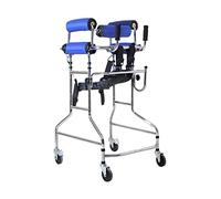 Andadores y andadores de 4 ruedas Andadores con altura hacia arriba y hacia abajo Marco de ayuda para caminar de pie ajustable para entrenamiento de extremidades inferiores para ancianos