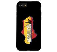 Andalucía España Mapa Retro Vintage Flamenco Recuerdo Carcasa para iPhone SE (2020) / 7/8