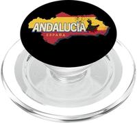 Andalucía España Mapa Retro Vintage Flamenco Recuerdo PopSockets PopGrip para MagSafe