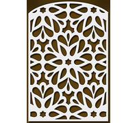 ANDALUCIART | Celosía PVC Jardín Exterior 100 x 150 cm | Celosía para Jardín | Vallas Decorativas Jardín | Vallas Terraza | Separadores para Terraza Restaurante | Celosía PVC