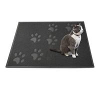 Andalus Gran Cat Litter Mat Pack of 1-Mat de caja de arena de gato impermeable y fcil de limpiar para gatos para gris para atrapar a la basura de ma