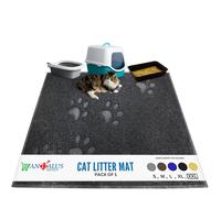 Andalus Jumbo Cat Litter Mat Pack of 1-Mat de caja de arena de gato impermeable y fcil de limpiar para gatos para grises extravagantes de mascotas m