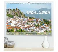 Andalusien - Weiße Dörfer und wilde Natur (hochwertiger Premium Wandkalender 2026 DIN A2 quer), Kunstdruck in Hochglanz: Andalusische Dörfer und ... Landschaften der südlichsten Region Spaniens